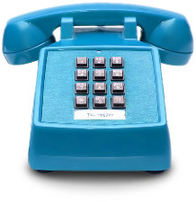 Security seal - Blue Phone